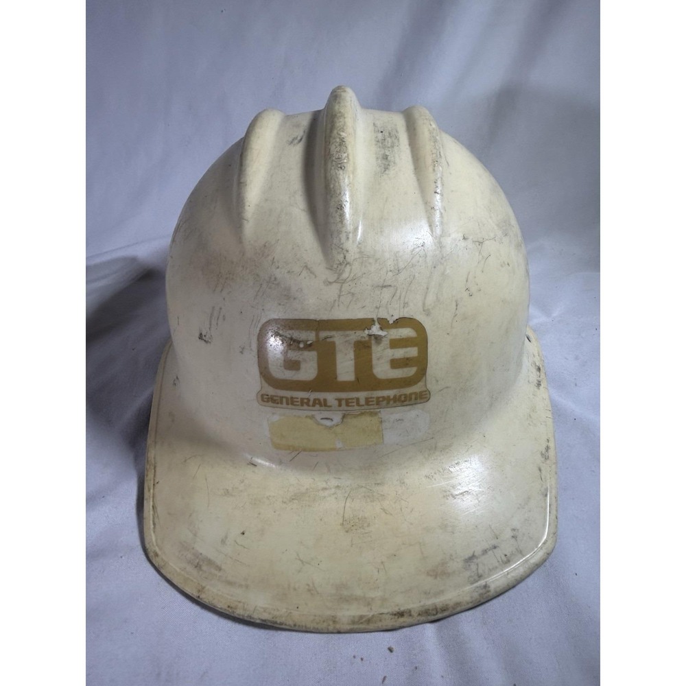 Vintage Bullard Hard Boiled Hard Hat GTE Contractor Hat Collectible